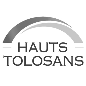 Logo des Hauts Tolosans - version noir et blanc